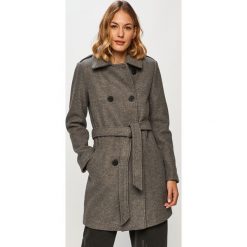Only - Płaszcz. Szare kurtki damskie ONLY, s, w paski, z poliesteru. Za 369,90 zł.
