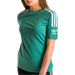 ADIDAS TIGHT T-SHIRT > FM2593. Bluzki sportowe damskie Adidas, z aplikacjami, z elastanu, z klasycznym kołnierzykiem, z krótkim rękawem, krótkie, bez kaptura. Za 99,99 zł.
