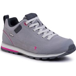 Trekkingi CMP - Elettra Low Hiking Shoe Wp 38Q4616 Cemento/Bounganville 68UE. Szare półbuty damskie CMP, ze skóry, bez obcasa, bez zapięcia. W wyprzedaży za 289,00 zł.