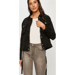 Answear Lab - Kurtka jeansowa. Czarne kurtki damskie Answear Lab, s, bez wzorów, z elastanu, krótkie. Za 189,90 zł.