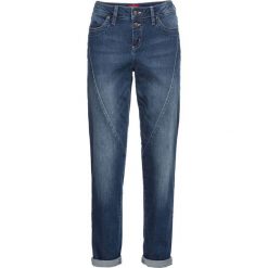 Dżinsy "multi-stretch" Boyfriend bonprix niebieski. Niebieskie jeansy damskie bonprix, z jeansu. Za 109,99 zł.