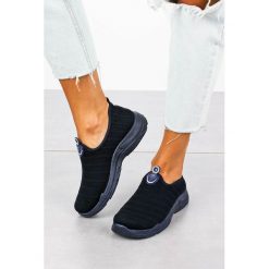 Granatowe buty sportowe slip on casu yz07-2. Buty sportowe damskie Casu, bez wzorów, sportowe. Za 49,99 zł.