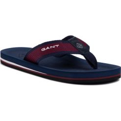 Japonki GANT - Palmworld 20698515 Marine G69. Niebieskie klapki męskie GANT, ze skóry, bez zapięcia. Za 169,00 zł.