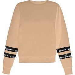 Cardio Bunny - Bluza Chicago. Brązowe bluzy damskie Cardio Bunny, s, z aplikacjami, z elastanu, bez rękawów, bez kaptura. Za 149,90 zł.