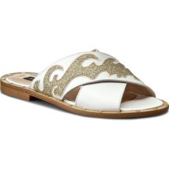 Chodaki damskie: Klapki PINKO - Sagrantino PE17 PBKSH 1P20Y5 Y3FR Bianco/Oro HZ1