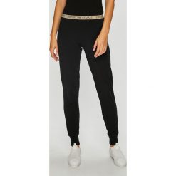 Emporio Armani - Legginsy. Szare legginsy Emporio Armani, m, z bawełny. W wyprzedaży za 179,90 zł.