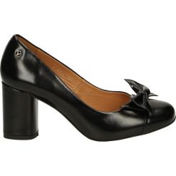 Czółenka - C052 PEL NERO. Czarne czółenka Venezia, ze skóry. Za 189,00 zł.