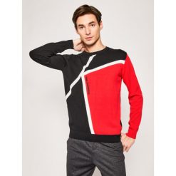 Sweter Karl Lagerfeld Crewneck 655012 501398. Swetry męskie KARL LAGERFELD, m, bez wzorów, z bawełny, klasyczne, z klasycznym kołnierzykiem, bez kaptura. W wyprzedaży za 459,00 zł.