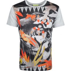 Versace Jeans T-shirt "Slim". T-shirty męskie Versace Jeans, z nadrukiem, z jeansu, z okrągłym kołnierzem. Za 279,00 zł.
