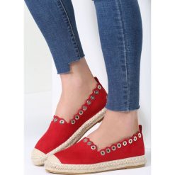 Espadryle damskie: Czerwone Espadryle This Is Love