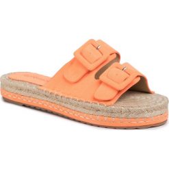 Espadryle DEEZEE - WSS20301-01 Orange. Pomarańczowe espadryle damskie DeeZee, bez wzorów, z tworzywa sztucznego, bez obcasa. Za 79,99 zł.