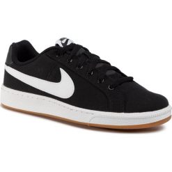 Buty NIKE - Court Royale Canvas AA2156 005 Black/White/Gum Light Brown. Czarne półbuty męskie Nike, na co dzień, bez wzorów, ze skóry ekologicznej, bez zapięcia. Za 229,00 zł.