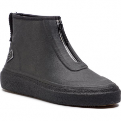 Kalosze GANT - Stormhaven 17599855 Black G00. Czarne buty zimowe damskie GANT, z materiału. Za 399,90 zł.