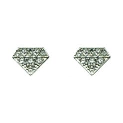 Kolczyki z kryształami Swarovski. Szare kolczyki damskie Swarovski, Thomas Sabo, z kryształem. W wyprzedaży za 84,95 zł.