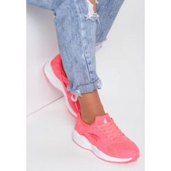 Koralowe Neonowe Buty Sportowe Flexible. Pomarańczowe buty sportowe damskie Inny, bez wzorów, sportowe. Za 89,99 zł.