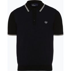 Fred Perry - Męska koszulka polo, czarny. Czarne koszulki męskie Fred Perry, s, w paski, z dzianiny, polo, bez rękawów. Za 349,95 zł.
