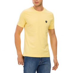 T-shirt w kolorze żółtym. Żółte t-shirty męskie GALVANNI, m, z okrągłym kołnierzem. W wyprzedaży za 84,95 zł.
