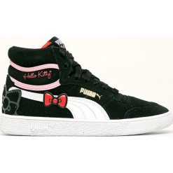 Puma - Buty Ralph Samson Mid x Hello Kitty. Czarne buty sportowe damskie Puma, z motywem z bajki, z zamszu, sportowe. Za 479,90 zł.