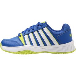 KSWISS COURT SMASH OMNI Obuwie multicourt strong blue/neon citron. Niebieskie buty sportowe damskie K-SWISS, ze skóry, outdoorowe. Za 209,00 zł.