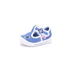 Superfit Boys Kapcie Bully denim - niebieski - Gr.Moda (6 - 24 miesięcy ). Niebieskie buciki niemowlęce marki Superfit, z bawełny. Za 119,00 zł.