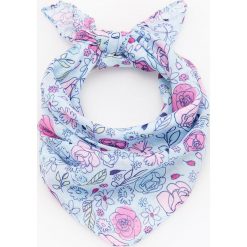 Chusty damskie: Chustka w kwiaty – Zielony