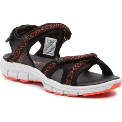 Sandały CMP - Almaak Wmn Hiking Sandal 38Q9946 Nero U901. Czarne klapki damskie marki CMP, bez wzorów, ze skóry ekologicznej, bez obcasa. Za 179,99 zł.