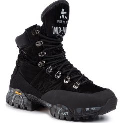 Trapery PREMIATA - Midtrecd 0167D Black 167. Czarne trapery damskie Premiata, ze skóry, klasyczne. W wyprzedaży za 899,00 zł.