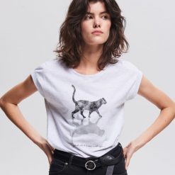 T-shirt z nadrukiem - Jasny szar. Szare t-shirty chłopięce marki Reserved, s, z nadrukiem. Za 29,99 zł.