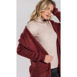 Bordowy Kardigan Esme. Czerwone swetry damskie other, s, bez wzorów. Za 119,99 zł.