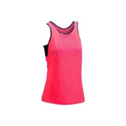 Koszulka fitness cardio 500. Czarne t-shirty damskie marki DOMYOS. W wyprzedaży za 44,99 zł.