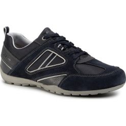 Sneakersy GEOX - U Ravex B U023FB 02211 C4002 Navy. Niebieskie sneakersy męskie Geox, na co dzień, bez wzorów, ze skóry, bez zapięcia. W wyprzedaży za 279,00 zł.