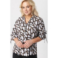 Czarna Bluzka Viviashi. Czarne bluzki damskie Born2be, xl, bez wzorów, bez kołnierzyka, bez rękawów. W wyprzedaży za 59,99 zł.