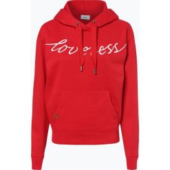 ONLY - Damska bluza nierozpinana – Josie, czerwony. Szare bluzy z kapturem damskie marki ONLY, s, z bawełny, casualowe, z okrągłym kołnierzem. Za 129,95 zł.