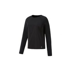 Swetry Reebok Sport Bluza Thermowarm Deltapeak Crew Neck. Czarne bluzy sportowe damskie marki Reebok Sport, xl. Za 329,00 zł.