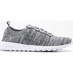 Sneakersy bonprix szary melanż. Szare sneakersy męskie bonprix, na sznurówki. Za 89,99 zł.