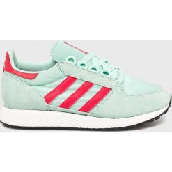 Adidas Originals - Buty Forest Grove. Zielone buty sportowe damskie adidas Originals, bez wzorów, ze skóry, sportowe. W wyprzedaży za 279,90 zł.