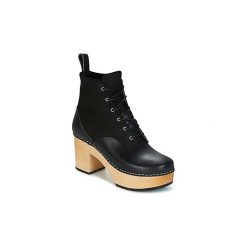 Botki Swedish hasbeens HIPPIE LACE UP. Czarne botki damskie marki Swedish hasbeens. Za 1223,20 zł.