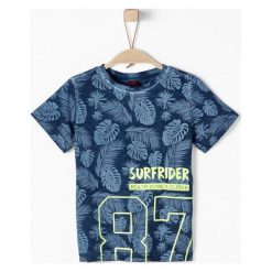 S.Oliver T-Shirt Chłopięcy 116 - 122 Niebieski. Niebieskie t-shirty chłopięce marki S.Oliver. Za 69,00 zł.