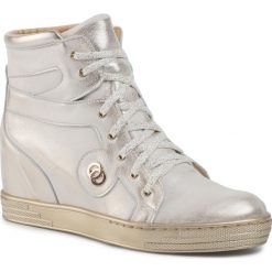 Sneakersy ROBERTO - 2627 Złota Przecierka. Żółte półbuty damskie Roberto, ze skóry. Za 389,00 zł.