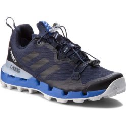 Buty adidas - Terrex Fast Gtx-Surround GORE-TEX W B27909 Legink/Legink/Hirblu. Niebieskie buty sportowe damskie Adidas, bez wzorów, z tworzywa sztucznego, sportowe, do biegania, adidas terrex, gore-tex. W wyprzedaży za 449,00 zł.