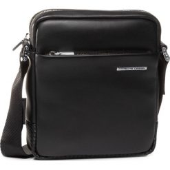 Saszetka PORSCHE DESIGN - Shoulderbar XSVZ 1 4090002865 Black 900. Czarne torby męskie skórzane Porsche Design, bez wzorów, ze skóry, młodzieżowe. Za 1069,00 zł.