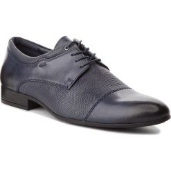 Półbuty LASOCKI FOR MEN - MI08-C240-286-01 Granatowy. Niebieskie buty wizytowe męskie Lasocki For Men, bez wzorów, ze skóry, eleganckie, bez zapięcia. Za 179,99 zł.