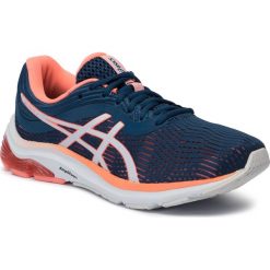 Buty ASICS - Gel-Pulse 11 1012A467 Mako Blue/Sun Coral 401. Niebieskie buty sportowe damskie Asics, bez wzorów, z tworzywa sztucznego, sportowe, do biegania. W wyprzedaży za 279,00 zł.