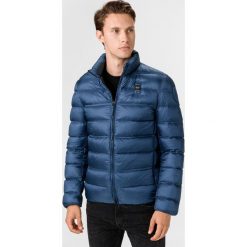Blauer Kurtka Niebieski. Niebieskie płaszcze męskie Blauer, na jesień, m, bez wzorów, z materiału. Za 1115,95 zł.