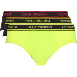 Emporio Armani 3-pack Bokserki Czarny Żółty. Żółte bokserki męskie z elastanu. Za 221,95 zł.