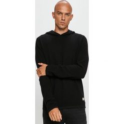 Jack & Jones - Sweter. Zielone swetry męskie Jack & Jones, s, bez wzorów, z bawełny, z kapturem, z kapturem. Za 169,90 zł.