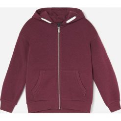 Bluza dresowa z kapturem - Fioletowy. Fioletowe bluzy męskie Reserved, bez wzorów, z dresówki, z kapturem, bez rękawów, z kapturem. Za 49,99 zł.