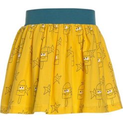 La Queue du Chat SKIRT Spódnica trapezowa sunny yellow. Żółte spódniczki dziewczęce trapezowe marki La Queue du Chat, z bawełny. Za 179,00 zł.
