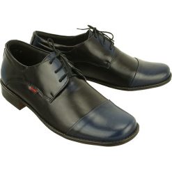 ZARRO 2073/05 florentic przecierany czarny, półbuty dziecięce, rozmiary: 32-36. Czarne buty chłopięce komunijne Zarro, na sznurówki. Za 179,90 zł.
