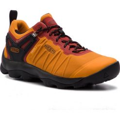 Trekkingi KEEN - Venture WP 1021172 Dark Cheddar/Raven. Pomarańczowe trapery męskie Keen, z tworzywa sztucznego, bez zapięcia, trekkingowe. W wyprzedaży za 389,00 zł.